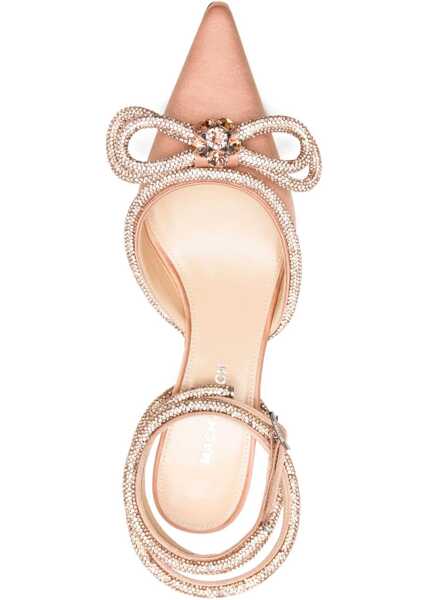 Pantofi cu toc MACH & MACH Double bow silk Pumps GOLDEN BROWN Femei (BM 18496717) 4