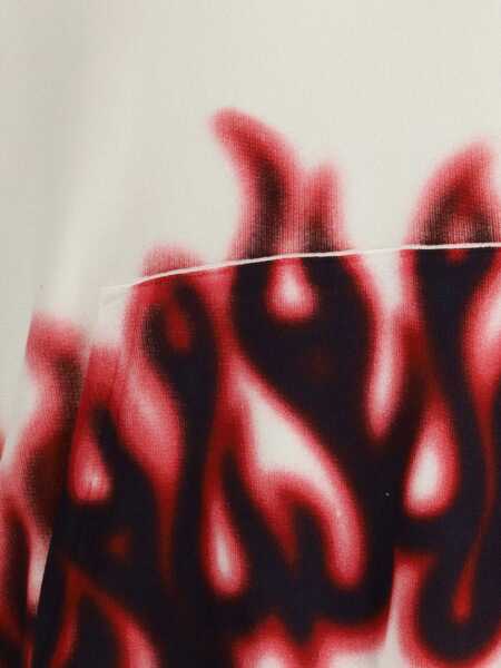 Bluze de trening Palm Angels Flames Hoodie OFF/WHITE/MULTICOLO Barbati (BM 18496723) 4