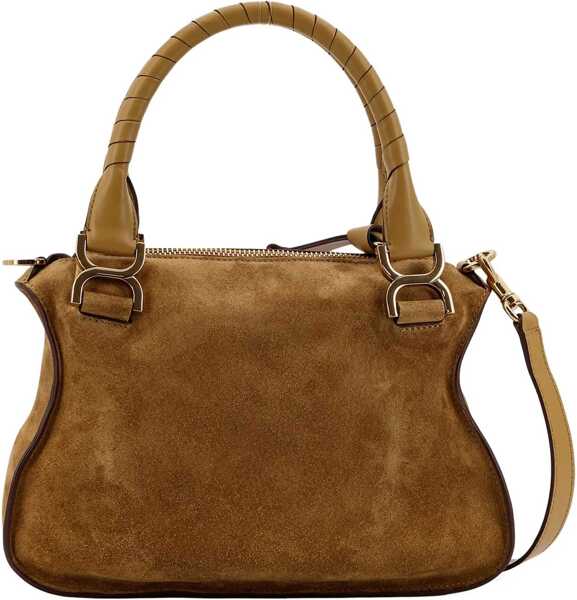 Genti de umar Chloe Small suede Shoulder Bag GOLD KHAKI Femei (BM 18496750) 2