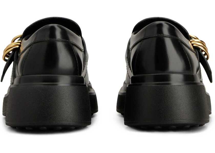 Inele TODS Rings leather Loafers NERO Femei (BM 18496999) 3