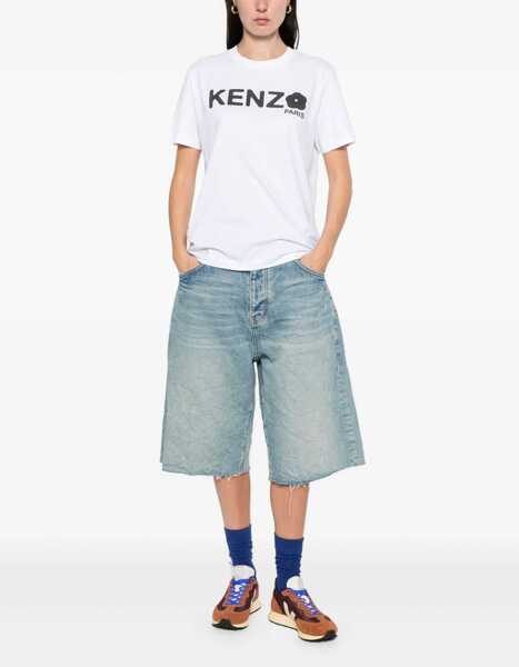 Tricouri Kenzo Boke Flower 2.0 T-Shirt WHITE Femei (BM 18497044) 2