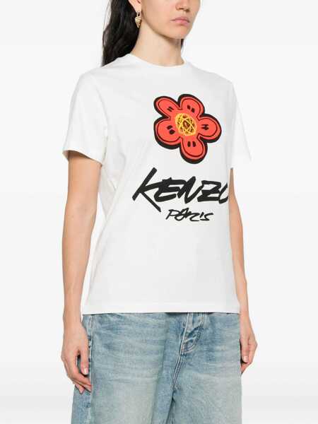 Tricouri Kenzo Futura Loose T-Shirt WHITE Femei (BM 18497062) 3