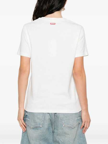 Tricouri Kenzo Futura Loose T-Shirt WHITE Femei (BM 18497062) 4
