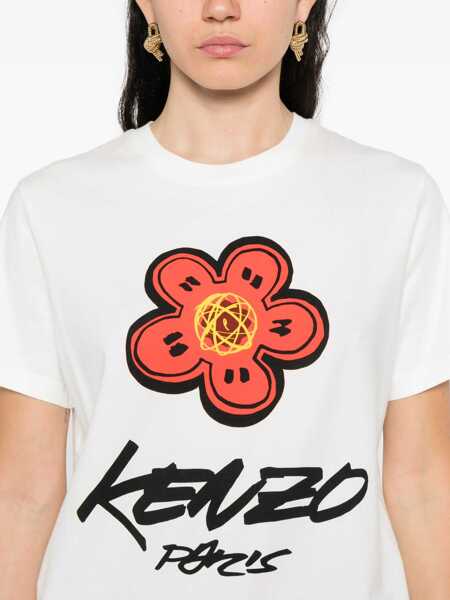 Tricouri Kenzo Futura Loose T-Shirt WHITE Femei (BM 18497062) 5