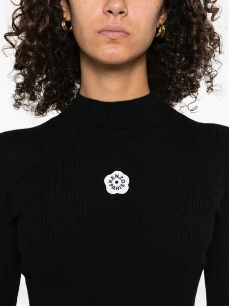 Pulovere casual Kenzo Jersey With Embroidery Boke Flower 2.0 BLACK Femei (BM 18497074) 5