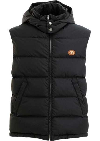 Geci de iarna Valentino Garavani Vlogo Signature Down Vest NERO Barbati (BM 18497116) 2
