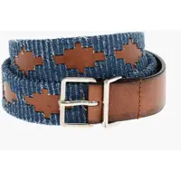 Curele DSQUARED2 Denim And Leather Belt 30Mm