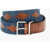 DSQUARED2 Denim And Leather Belt 30Mm Blue