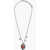 DSQUARED2 Chain Necklace With Eye Pendant Silver