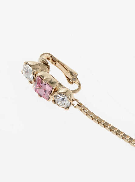 Cercei DSQUARED2 Clip-On Single Maxi Earrings With Double Pendants Gold Femei (BM 18497200) 2