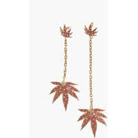 Cercei DSQUARED2 Chain Maxi Earrins With Rhinestone Pendants