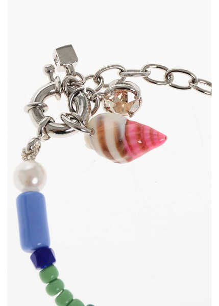 Bratari DSQUARED2 Beaded Anklet With Charms Multicolor Femei (BM 18497212) 3