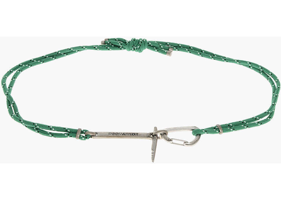Curele DSQUARED2 Rope Hike Belt With Carbiner Green Barbati (BM 18497236) 2
