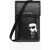 Karl Lagerfeld Leather Smartphone Pouch With Matching Airpods Case Black