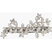 Caciuli Plant Pattern Hair Clip With Jewels Femei