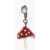 DSQUARED2 Single Earring With Mushroom Shaped Pendant Multicolor