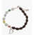 DSQUARED2 Half Charms And Half Wood Bead Bracelet Brown