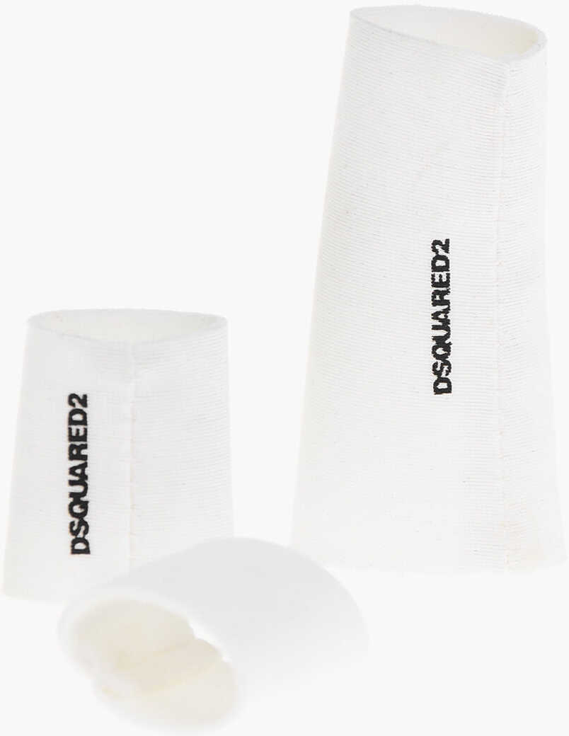 Inele DSQUARED2 Fabric Rings Set With Contrasting Logo Black & White Barbati (BM 18497434) 2