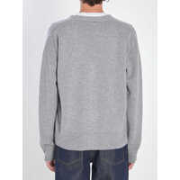 Pulovere pentru Barbati - Cardigane AMI Paris Ami De Coeur Cardigan GREY Barbati (BM 18497596) - B-mall.ro