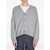 AMI Paris Ami De Coeur Cardigan GREY