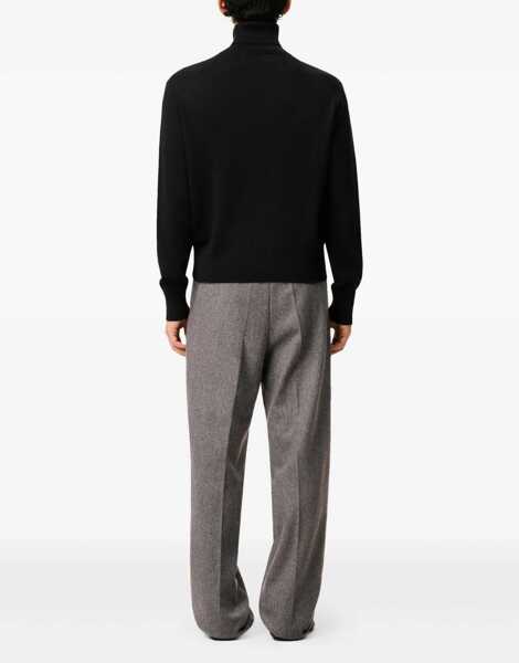 Pulovere AMI Paris Ami De Coeur Turtleneck Sweater BLACK Barbati (BM 18497602) 4
