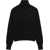 AMI Paris Ami De Coeur Turtleneck Sweater BLACK