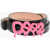 DSQUARED2 Leather Graffiti Belt 15Mm Black