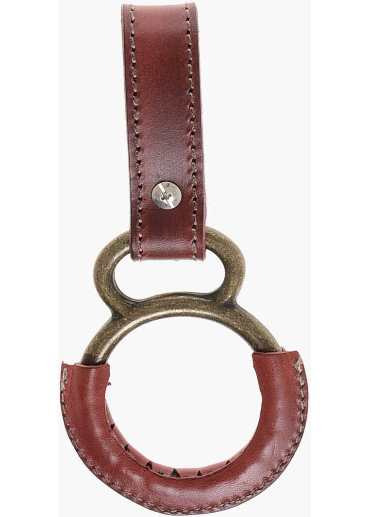 Brelocuri DSQUARED2 Leather Keyring Brown Femei (BM 18497647) 2