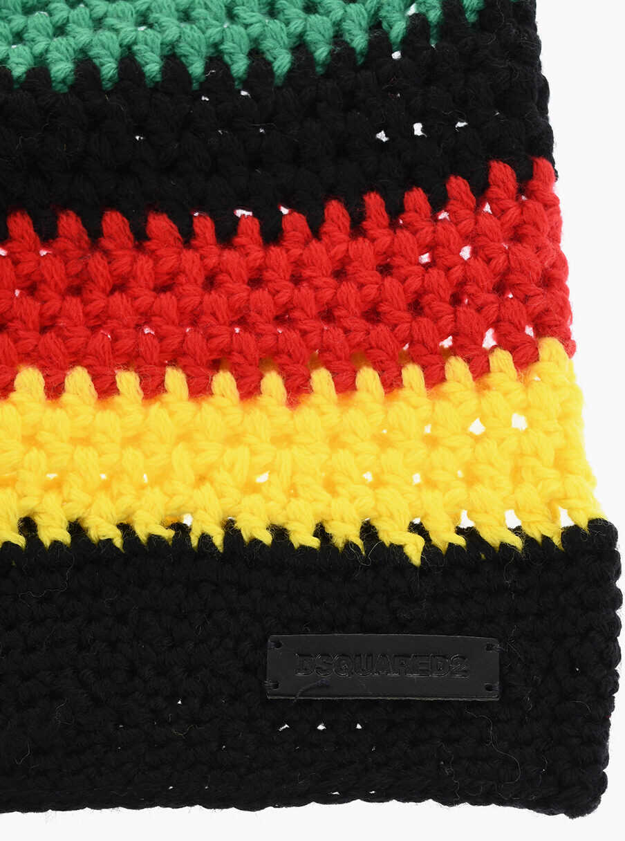 Caciuli DSQUARED2 Multicolor Wool Beanie Multicolor Barbati (BM 18497659) 2