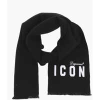 Esarfe Virgin Wool Icon Scarf With Contrasting Embroidery Femei
