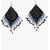 DSQUARED2 Earrings With Beaded Pendants Blue