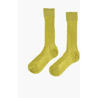 Sosete Dama pagina 2 - Sosete DSQUARED2 Solid Color Silk Long Socks Yellow Femei (BM 18497683) - B-mall.ro
