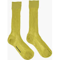 Sosete Solid Color Silk Long Socks Femei