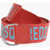 DSQUARED2 Logoed Fabric Tape Belt 40Mm Red
