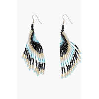 Cercei Earrings With Beaded Pendants Femei