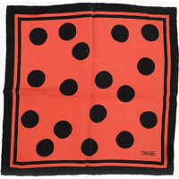 Esarfe Polka Dot Patterned Silk Pocket Square Barbati
