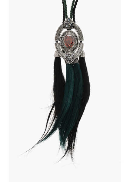 Coliere DSQUARED2 Maxi Necklace With Stone And Tassels Black Femei (BM 18497713) 2