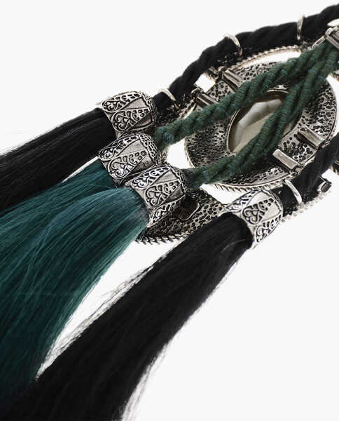 Coliere DSQUARED2 Maxi Necklace With Stone And Tassels Black Femei (BM 18497713) 3