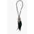 DSQUARED2 Maxi Necklace With Stone And Tassels Black