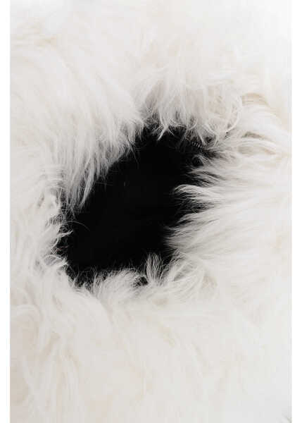 Genti de mana Moncler Grenoble Apres-Ski Real Fur Tote Bag With Leather Inserts White Femei (BM 18497734) 4