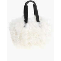 Genti de mana Grenoble Apres-Ski Real Fur Tote Bag With Leather Inserts Femei