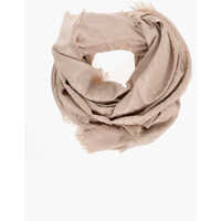 Esarfe Wool Blend Scarf With All-Over Monogram And Micro Sequins Femei