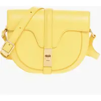 Genti tip postas Textured Leather Small Besace Saddle Bag Femei