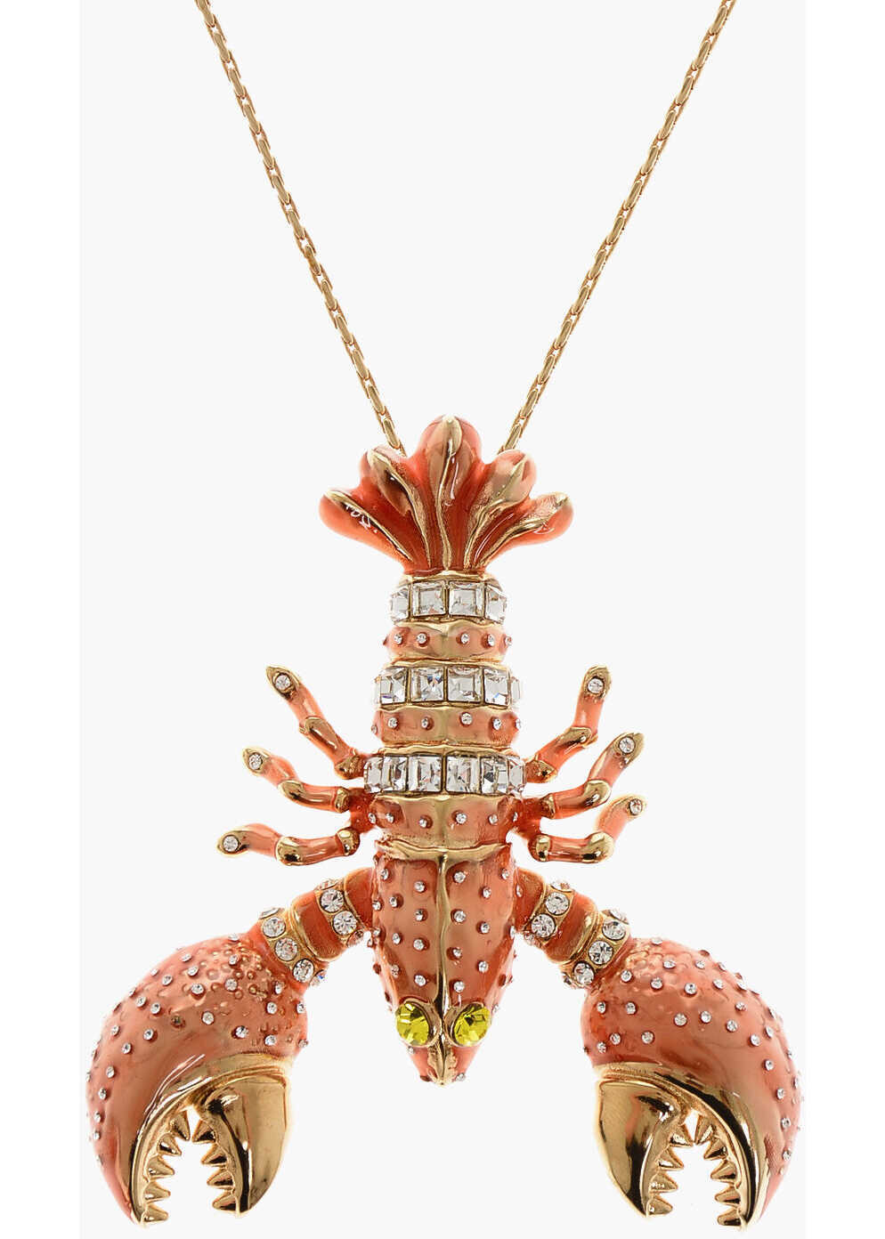 Coliere DSQUARED2 Golden Effect Necklace With Lobster Pendant Gold Femei (BM 18497824) 2