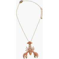Coliere DSQUARED2 Golden Effect Necklace With Lobster Pendant