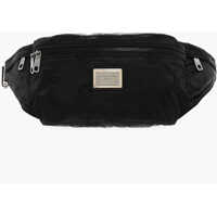 Borsete Technical Fabric Bum Bag With All-Over Monogram And Silver-T Barbati