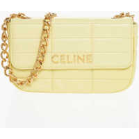 Genti de umar Quilted Leather Shoulder Bag With Golden Chain Strap Femei