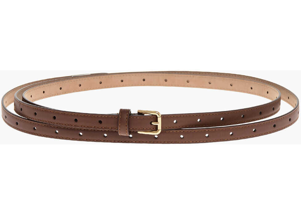 Curele Dolce & Gabbana Leather Slim Blet 15Mm Brown Femei (BM 18497872) 3