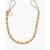 DSQUARED2 Solid Color Golden Effect Brass Necklace Gold