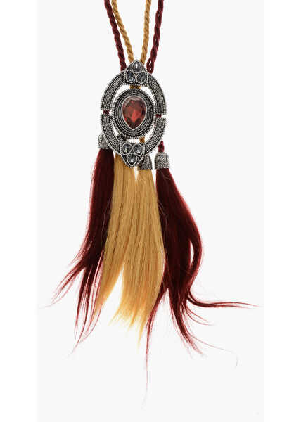 Coliere DSQUARED2 Maxi Necklace With Stone And Tassels Yellow Femei (BM 18497884) 2